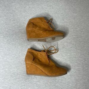 Route 66 Women’s Suede Wedge Booties Ankle Boots